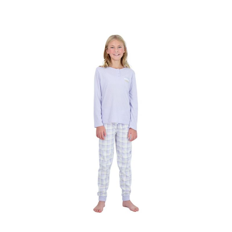 Sleep On It Girls 2-Piece Fleece Pajama Set, 2 of 9
