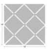 Sweet Jojo Designs Boy or Girl Gender Neutral Unisex Fabric Photo Memo Board Trellis Grey and White - 3 of 3