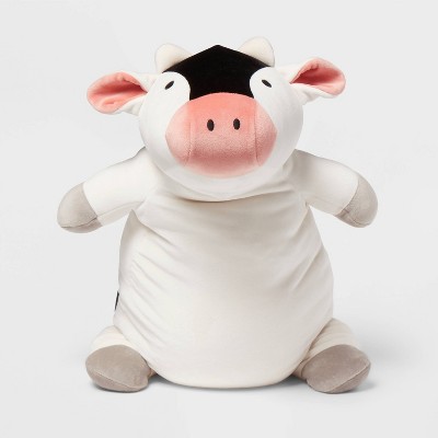 Детские мягкие игрушки Pillowfort Cow Weighted Plush Kids' Throw Pillow Black/White — фото 4