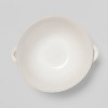 25oz Stoneware Wethersfield Soup Bowl White - Threshold™: Traditional Round Serveware, Dishwasher & Microwave Safe - 3 of 3