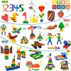 600-Piece Building Blocks Set, STEM Educational Construction Toy for Preschool Learning - 2 of 4