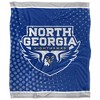 University Of North Georgia Logo Dots Silky 50x60 Blanket, 1 Sided - 2 of 4