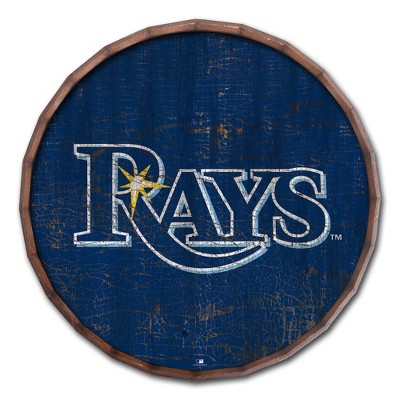 Mlb Tampa Bay Rays Baseball Wood Sign Panel : Target