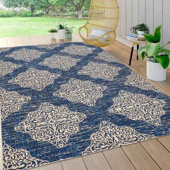 Tuscany Ornate Medallions Indoor/Outdoor Area Rug  - JONATHAN Y