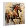 Stupell Industries Modern Brown Horse Wall Plaque Art, 12" x 12" - 2 of 4