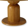 Maven Lane Mila Contemporary Round Wooden Dining Table in Refined Natural Finish - 3 of 4