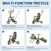 7-in-1 Toddler Tricycle, Foldable Kids Trike with Adjustable Push Handle, Removable Canopy, Safety Harness, Baby Stroller Bike for Boys Girls - 3 of 4