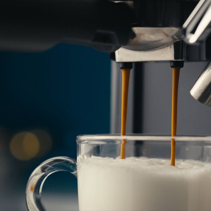 Mr. Coffee One-Touch Coffeehouse Espresso Cappuccino &#38; Latte Maker Black, 6 of 8