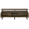 NicBex Rustic TV Stand with 2-Shelf and 4 Cabinets Modern Entertainment Center Media Console for Living Room, Bedroom - 3 of 4