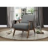 NicBex Polyester Accent Chair,Upholstered Living Room Chairs with Walnut Finish Wood Cushion Backrest,Accent Chairs for Living Room - 2 of 4