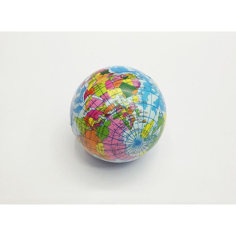 Link Ready! Set! Play! Pack Of 24 Mini Planet Earth Soft Foam Stress Reliever Balls, Fidget Toy For Kids & Adults, 4 of 10