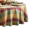 Autumn Acres Plaid Tablecloth - Elrene Home Fashions - 2 of 3