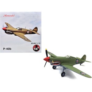 Curtiss P-40E Warhawk Fighter Aircraft "China-Burma-India Theater" (1942) United States Army 1/72 Diecast Model - 1 of 4