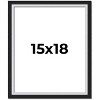 PosterPalooza | Flat Silver Picture Frame - UV Acrylic, Foam Board Backing, Hanging Hardware - 2 of 4