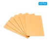 Unique Bargains Smooth Laser Engraving Metal DIY Gift Craft Business Cards 6 Pcs - 3 of 4