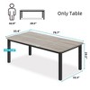 78.7 Inch Long Kitchen Table for 6-8, Dining Room Table for Kitchen Living Room, Large Rectangular Dinner Tables - 2 of 4