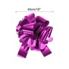 Unique Bargains Wedding Christmas Bright Metallic Gift Wrapping Large Pull Bows Ribbon 1 Pc - 2 of 4