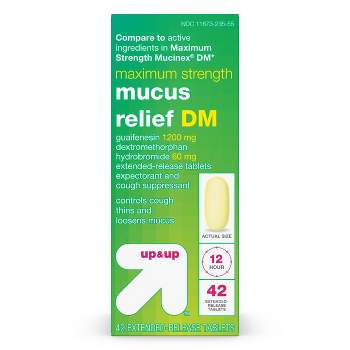 Maximum Strength Mucus Relief DM Tablets - up & up™
