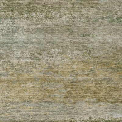 HomeRoots 10' X 14' Beige And Fern Green Abstract Washable Indoor Outdoor Area Rug