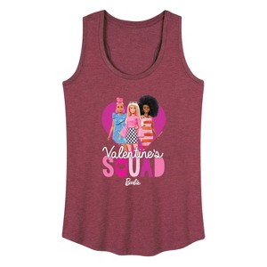 Women's - Barbie - Valentine's Squad Graphic Racerback Tank - 1 of 4