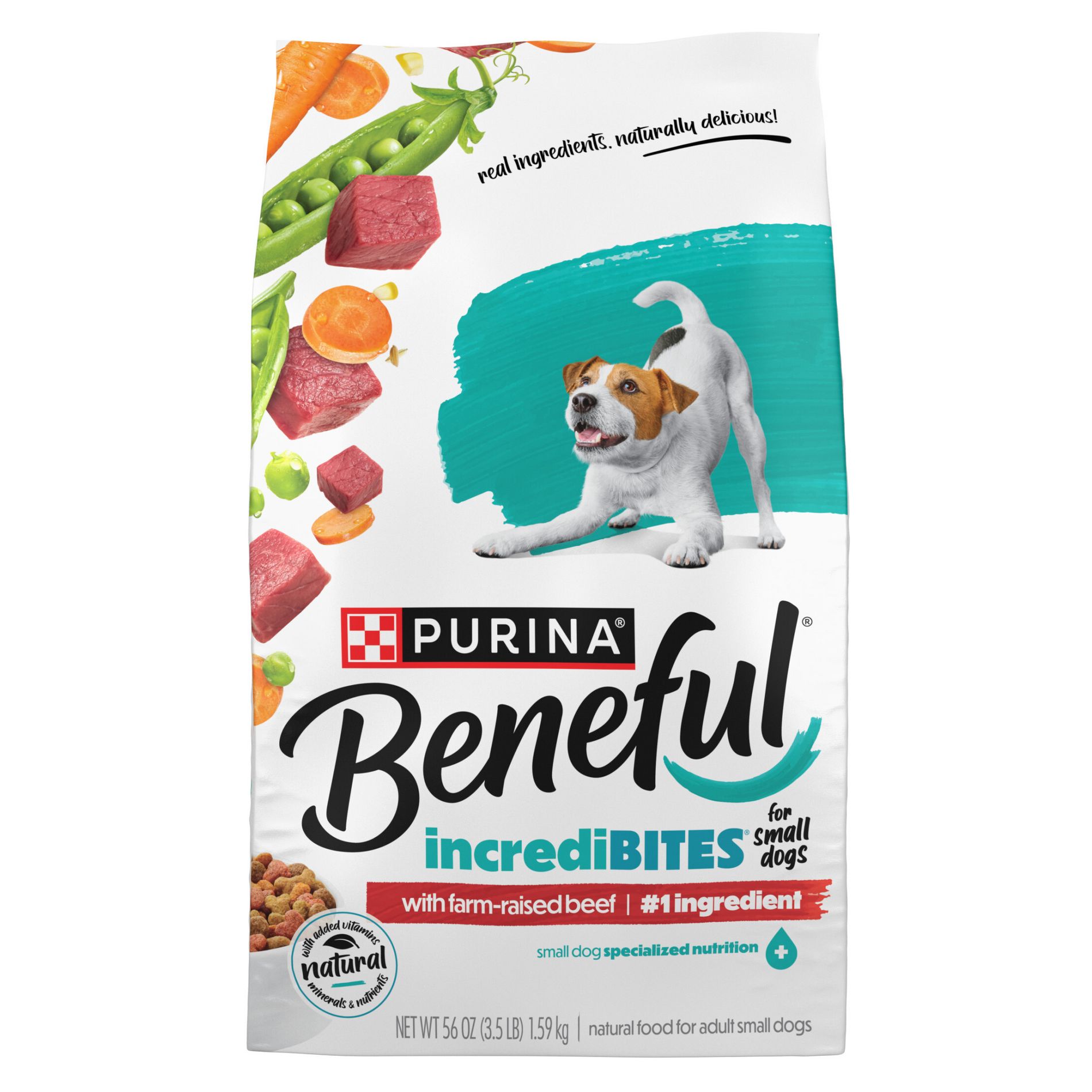 Purina Beneful IncrediBites Small Bite Real Beef Flavor Dry Dog Food for Small Dogs