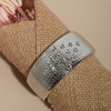 SOHI Women's Metallic Silver Crystal Rhombus Bracelet - 2 of 4