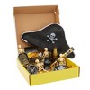 Juvale 100 Piece Set Pirate Birthday Party Supplies for Kids with Hat, Patch, Compass, and Coins, Toys and Accessories for Party Favors - 4 of 4