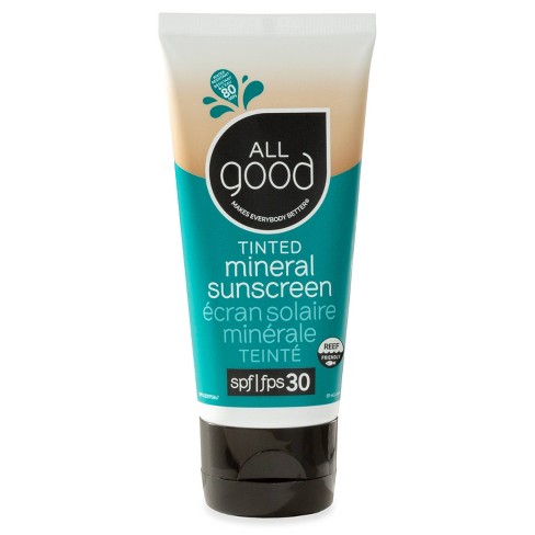 All Good Tinted Sunscreen Lotion - Spf 30 - 3 Fl Oz : Target