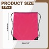 Unique Bargains Fitness Sports Travel Lightweight Drawstring Backpacks 2 Pcs - 2 of 4
