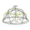 INFURNIC Nature Exploration Toys Kids Outdoor Climbing Frame Playground Dome Climber with Colorful Rocks, Black Green, 110.24"*110.24"*55.12" - 2 of 4