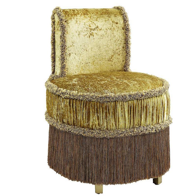 26&#34; Bernadette Accent Chair Gold Finish - Acme Furniture, 5 of 7