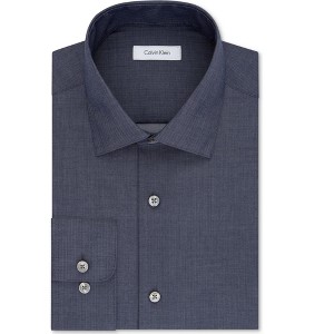 Calvin Klein Mens Non Iron Button Down Dress Shirt - 1 of 1