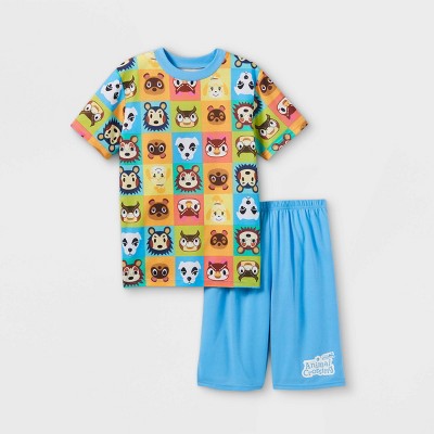 Boys' Animal Crossing 2pc Pajama Set - Blue