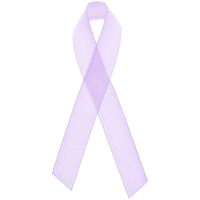 Bright Creations 250-Pack Lavender Purple Awareness Ribbons Lapel Safety Pins