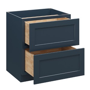 CASAINC 30 in. W x 34.5 in. H x 24 in. D 2 Drawer Soft Close Base Kitchen Cabinet with Full Overlay Front - Plywood Ready to Assemble - 1 of 4