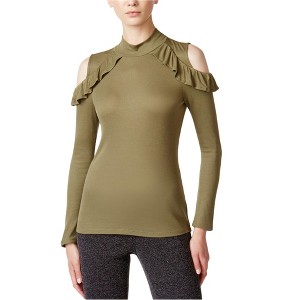 maison Jules Womens Cold-shoulder Knit Blouse - 1 of 1