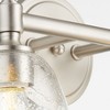 Quorum Lighting Rossington 2-Light Satin Nickel Glass Wall Sconce - 2 of 2