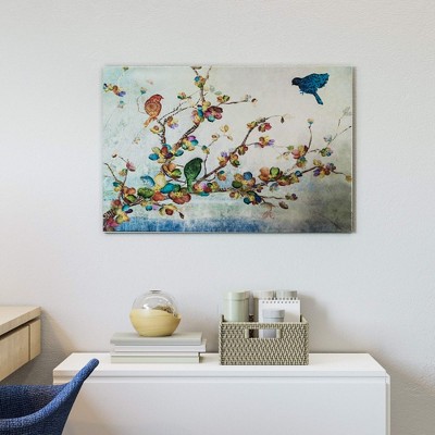 Songs of the Wind Multicolor Acrylic Canvas Wall Art