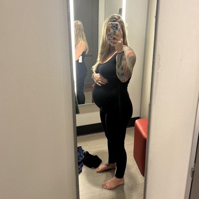 Sleeveless Unitard Maternity Jumpsuit - Isabel Maternity By Ingrid &  Isabel™ Black Xxl : Target