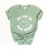 Simply Sage Market We Can Do Hard Things Smiley Face Short Sleeve Tee - 3 of 4
