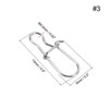 Unique Bargains Stainless Steel Quick Lock Design Connector Fishing Snaps 200 Pcs - 2 of 4