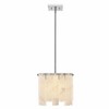 Viviana Art Deco Pendant Light - Polished Nickel, 1-Bulb, 100W, Dimmable, 11.5" Square - 3 of 4