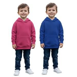 EG PRO Toddler Boy Hoodies Pullover Fleece Sweatshirts - 2 Pack - 1 of 4