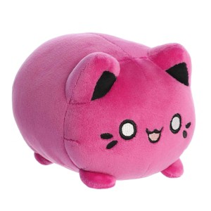 Aurora Small Cosmic Purple Meowchi Tasty Peach Enchanting Stuffed Animal 7" - 1 of 4