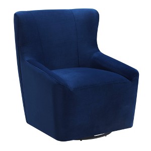 Misha Swivel Accent Chair Cobalt - Picket House Furnishings, Blue