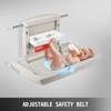 VEVOR Horizontal Baby Changing Table Wall-mounted Baby Diaper Changing Station Vertical Fold Down Baby Changing Table, Gray - 4 of 4