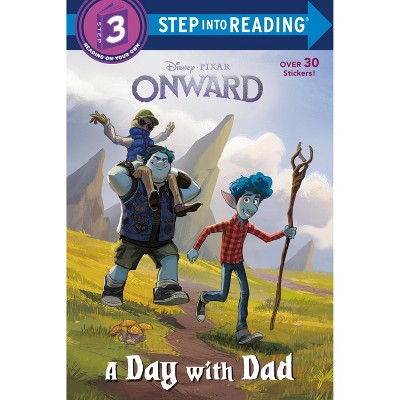 A Day with Dad (Disney/Pixar Onward) - (Step Into Reading) (Paperback)