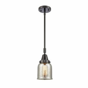 Bell - 1 Light Stem Hung Mini Pendant In Industrial Style-11.13 Inches Tall and 5 Inches Wide - 1 of 1