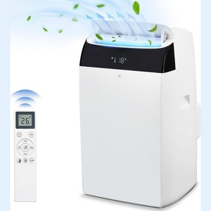 14,000 BTU Portable Air Conditioner, 3-in-1 AC with Fan & Dehumidifier, Cools Rooms Up to 750 Sq. Ft., Remote Control, Sleep Mode, 24H Timer - 1 of 4