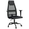 vidaXL Office Chair Black Mesh Fabric and Faux Leather - 2 of 4